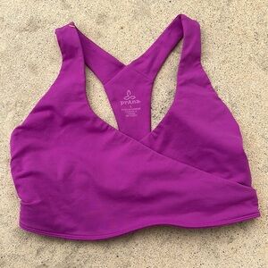 💚PrAna Purple Crosover Racerback Sports Women's Size L